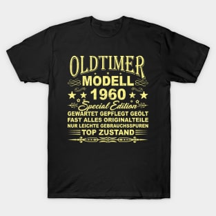 OLDTIMER MODELL BAUJAHR 1960 T-Shirt